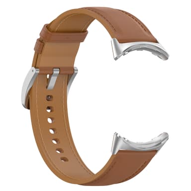 Klokkerem i ekte skinn 20 mm kompatibel med Google Pixel Watch 1/2 Lysebrun