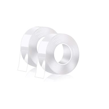 INF 2 Pakke Nanotape Ikke-merkende dobbeltsidig klebende 3m Gjennomsiktig 300 x 3 x 0.2 cm