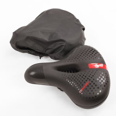 INF Vanntett sykkelsadeltrekk 3-pak Sort XL