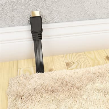 Goobay Høyhastighets HDMI™-slank kabel med Ethernet
