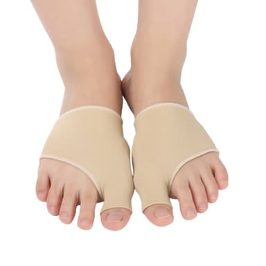 Hallux valgus korrigerende støtte 1 par Beige