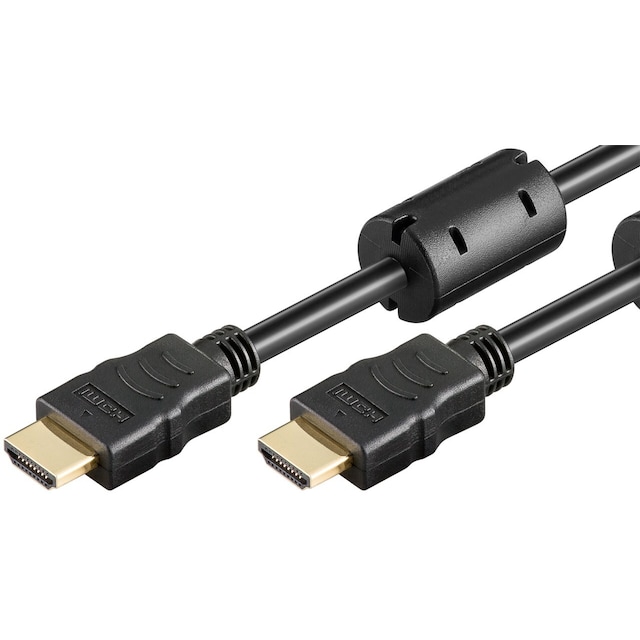 Høyhastighets HDMI™-kabel med Ethernet (Ferrit)