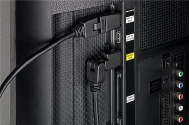 Goobay Høyhastighets HDMI™ 360°-kabel med Ethernet