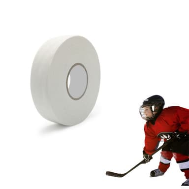 INF Hockey Tape Multipurpose Cloth Tape Hvit 25 m