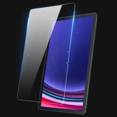 Skjermbeskytter i herdet glass for Samsung Tab S9/S8/S7 Plus, S7 FE Gjennomsiktig