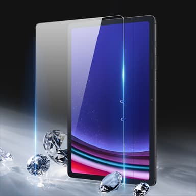 Skjermbeskytter i herdet glass for Samsung Tab S9/S8/S7 Plus, S7 FE Gjennomsiktig
