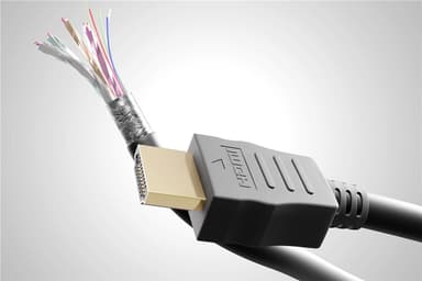 Høyhastighets HDMI™-kabel med Ethernet (Ferrit)