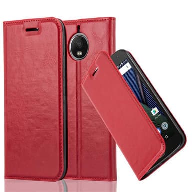 Motorola MOTO G5S PLUS lommebokdeksel case (rød)
