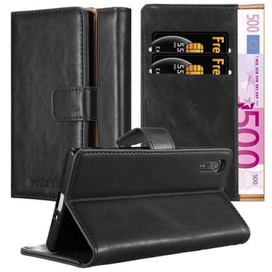 Sony Xperia XZ / XZs lommebokdeksel etui (svart)