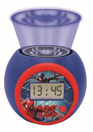 Spider Man projektor vækkeur med timer