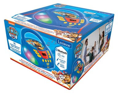 Paw Patrol Bluetooth CD-spiller med lys