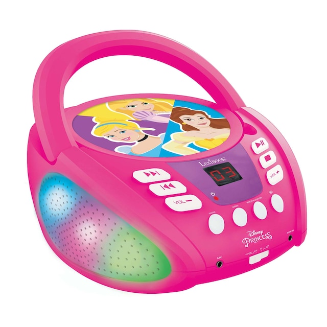 Disney Princess Bluetooth CD-spiller med lys