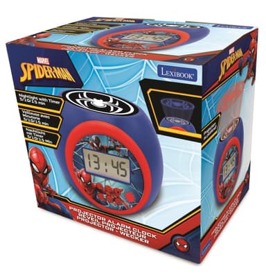 Spider Man projektor vækkeur med timer
