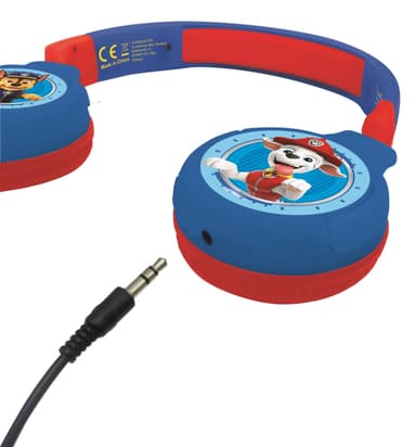 2 i 1 Bluetooth og sammenleggbare hodetelefoner med kablet komfort med barnesikkert volum - Paw Patrol
