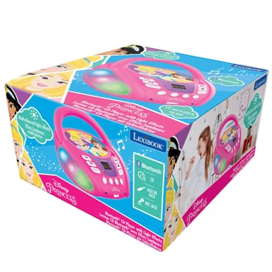 Disney Princess Bluetooth CD-spiller med lys