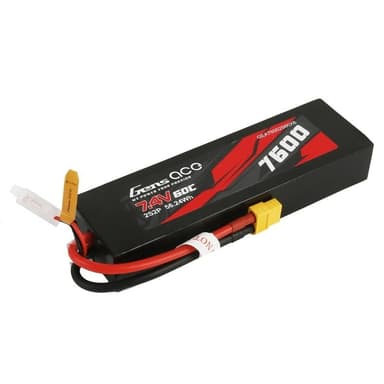 2s  7600mAh - 60C - Gens Ace XT60 PCM-Case