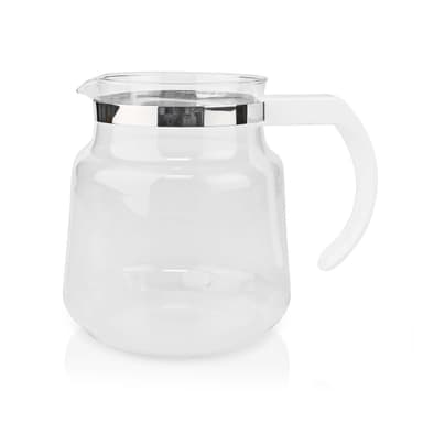 Nedis Glass Kaffe Jug | Kompatibel med: Moccamaster K / KB/ 1 0PL / Excellent 10S | 1.2 l | Hvit
