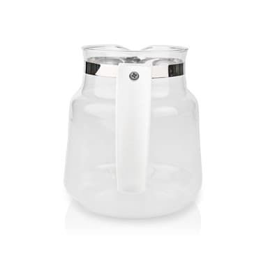 Nedis Glass Kaffe Jug | Kompatibel med: Moccamaster K / KB/ 1 0PL / Excellent 10S | 1.2 l | Hvit