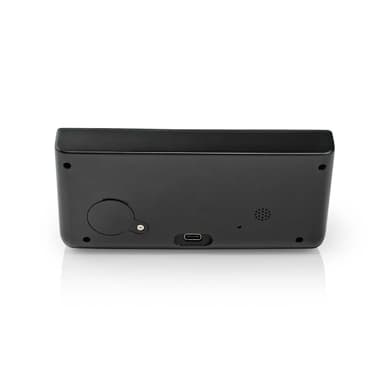Nedis Alarm clock wireless charger | Qi sertifisert | 5 / 7.5 / 10 / 15 W | USB-A Han | 2 Alarmtider | slumrefunksjon