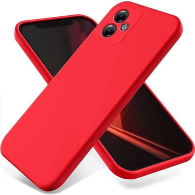 Liquid silikondeksel Motorola Moto G14 - Rød