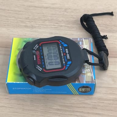 Timer Stoppeklokke LCD-skjerm Svømmeløping Sport Digital Timer