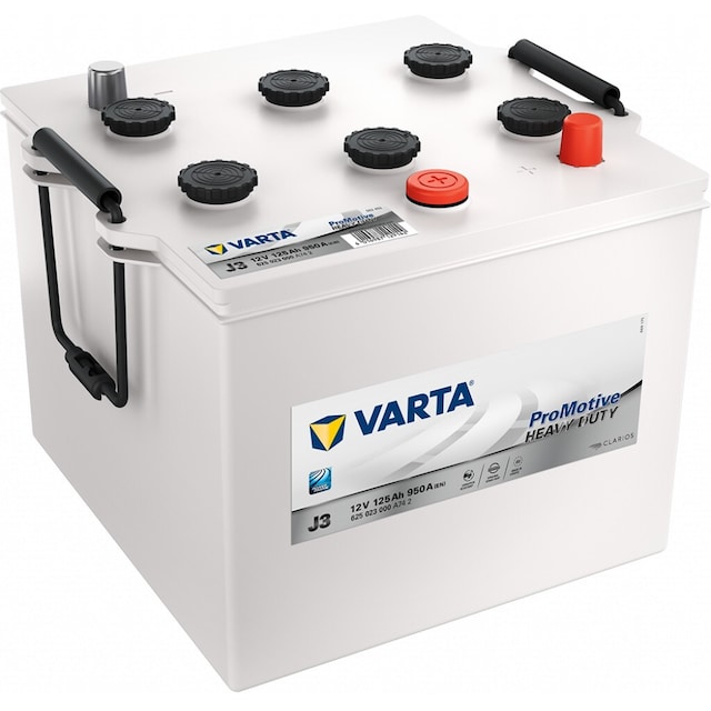 VARTA Promotive Black Batteri 12V 125AH 950CCA (286x269x210/230mm) +diagonalt J3
