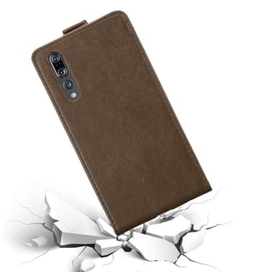 Huawei P20 PRO / P20 PLUS deksel flip cover (brun)
