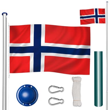 Aluminium flaggstang - Norge