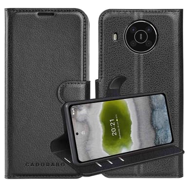Nokia X10 / X20 lommebokdeksel etui (svart)