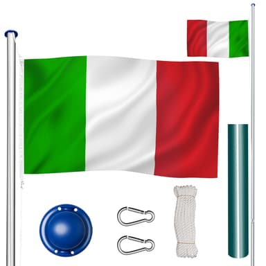 Aluminium flaggstang - Italia