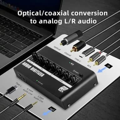 NÖRDIC digitalt og analogt lydgrensesnitt med bluetooth
