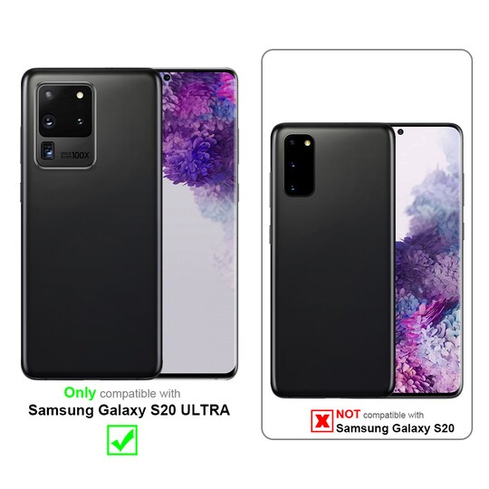 Samsung Galaxy S20 ULTRA silikondeksel case (svart)