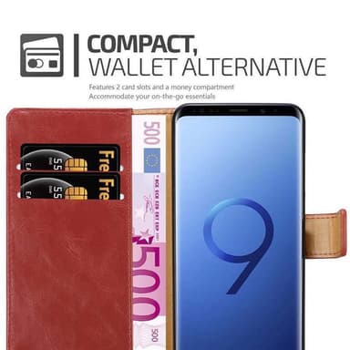 Samsung Galaxy S9 lommebokdeksel etui (rød)