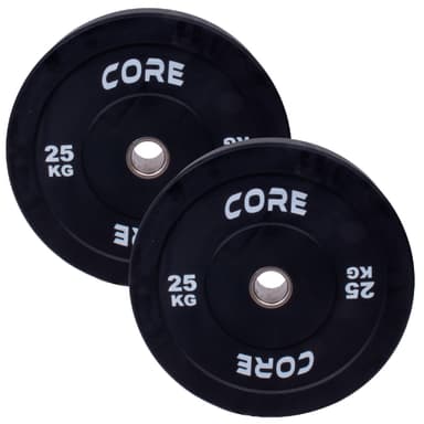 Core Vektskive Bumper (5-25kg), par - 10 kg