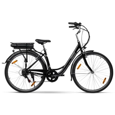 Swoop Elektrisk Sykkel Klassisk, Dame 28 Svart
