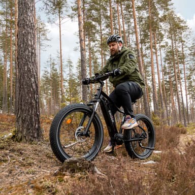 Swoop Elektrisk El-Fatbike Angriper, 26