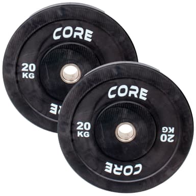 Core Vektskive Bumper (5-25kg), par - 10 kg