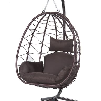 Lykke Hengestol Egg Chair, brun