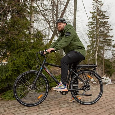 Swoop Elektrisk Sykkel City, herre 28""