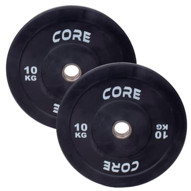 Core Vektskive Bumper (5-25kg), par - 10 kg