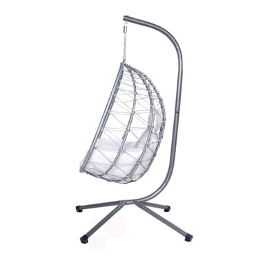 Lykke Hengestol Egg Chair, grå