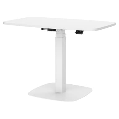Lykke Mobil Hev- og Senkbart Skrivebord L200, Elektrisk, hvit, 90 x 55cm