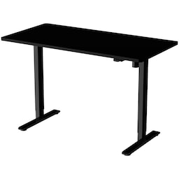 Lykke Elektrisk Hev- og Senk Skrivebord M100, svart, 140 x 70 cm