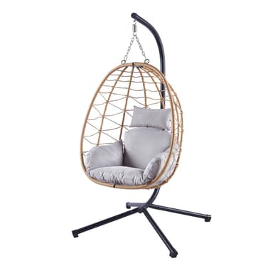Lykke Hengestol Egg Stol, naturlig