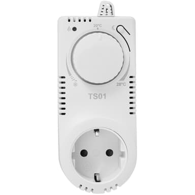 TS01 termostatplugg - hvit