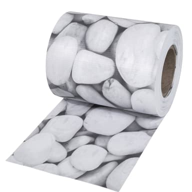 Pvc gjerde strimmel - 35 m,marmor grus