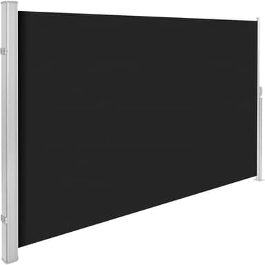 Sidemarkise aluminium - 180 x 300 cm,svart