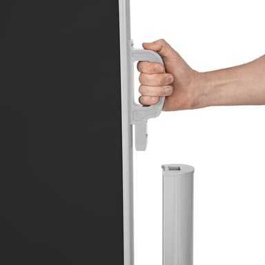 Sidemarkise aluminium - 180 x 300 cm,svart