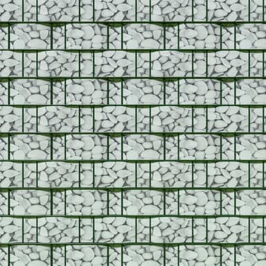 Pvc gjerde strimmel - 35 m,marmor grus