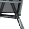 Aluminium hagebord med stoler - Hagemøbler 4+1 - mørkegrå